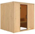 Karibu Sauna Daria - 68 mm Systemsauna - 230 Volt Plug & Play-Ohne Ofen-Ohne