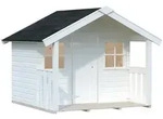 Palmako Kinderspielhaus Felix 1,9 m2 - wei&szlig; lackiert