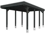 Skan Holz Friesland - Flachdach Carport aus Nadelholz Breite 320 cm 320 x 555 cm