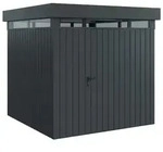 H&ouml;rmann Metall-Ger&auml;tehaus EcoStar EuroLine EFD mit Flachdach B 214 x T 214 cm...