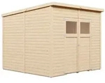 Bertilo Ger&auml;tehaus Amrum 4: 244 x 238 cm - naturbelassen - 14 mm