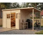 Bertilo Element-Gartenhaus Alster 4 Plus XL natural - 19 mm