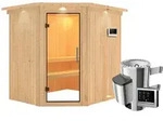 Karibu Sauna Lilja - 68 mm Systemsauna - 230 Volt Plug & Play-3,6kW Plug&Play