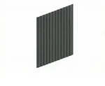 Skan Holz Carport Seitenwand - Deckelschalung Seitenwand: 230 x 330 cm schiefergrau