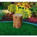 Gardenforma Sitzhocker Warren in brauner Baumstamm-Optik aus Eco-Stone braun