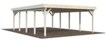 Palmako Carport Karl 40,6 m2 naturbelassen Holzcarport