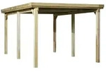Weka Einzelcarport 617 PVC Kunststoffdach Einzelcarport 617 Gr. 1 (322 x 512 cm)