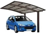 Ximax Carport Portoforte Typ 60 495 x 270 cm-mattbraun