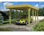 Carport Friesland 314x555cm, ALU-Dacheindeckung, inkl. Anker-impr&auml;gniert (farblich
