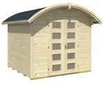 Skan Holz 28 mm Gartenhaus Blockbohlenhaus Delft