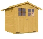 Weka 19 mm Gartenhaus 316-198 x 148 cm - 50 % Rabatt auf Dacheindeckung