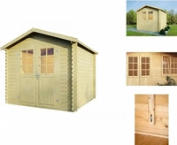 Wolff Finnhaus Gartenhaus Ger&auml;tehaus Lyon B - B 230 x T 230 cm (Gr&ouml;&szlig;e B),