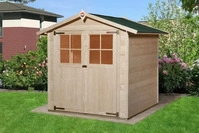 Weka 19 mm Gartenhaus 316-198 x 148 cm - 50 % Rabatt auf Dacheindeckung