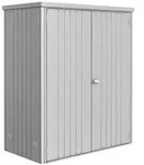 Biohort Ger&auml;teschrank-155 x 83 cm (Gr&ouml;&szlig;e 150), silber-metallic