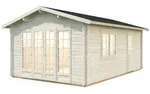 Palmako Gartenhaus Irene 19,0 m2 - 44 mm naturbelassen
