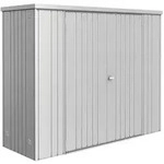Biohort Metall Ger&auml;teschrank-227 x 83 cm (Gr&ouml;&szlig;e 230)-silber-metallic