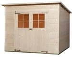 Weka 19 mm Gartenhaus 325 -299 x 250 cm - 50 % Rabatt auf Dacheindeckung