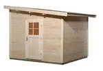 Weka 28 mm Gartenhaus 260 Anbauhaus 300 x 235 cm - 50 % Rabatt auf Dacheindeckung