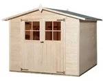 Weka 19 mm Gartenhaus 316-254 x 194 cm - 50 % Rabatt auf Dacheindeckung