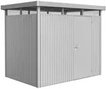 Biohort Ger&auml;tehaus HighLine mit Einzelt&uuml;r-silber-metallic-H 2