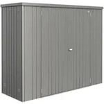 Biohort Metall Ger&auml;teschrank-227 x 83 cm (Gr&ouml;&szlig;e 230)-quarzgrau-metallic