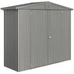 Biohort Ger&auml;tehaus Europa mit Doppelt&uuml;re - 244 x 84 cm (Gr. 2A), quarzgrau-metallic