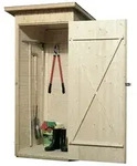 weka 14 mm Garten- und Terrassenschrank 361 mit Flachdach 1