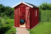 Weka Schwedenhaus - 32 mm Gartenhaus s&auml;gerau 162 x 170 cm (Gr. 1) schwedenrot - 50 %