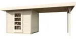 Weka Gartenhaus Designhaus wekaLine 172 B mit Anbau (295 cm)-B Gr. 1 (500 x 210