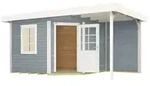 Weka Designhaus 213 A 390 x 240 cm Gr.1 grau - 50 % Rabatt auf Dacheindeckung