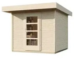 Weka Gartenhaus Designhaus wekaLine 172 mit Vordach (50 cm)-Gr. 1 (205 x 210