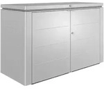 Biohort HighBoard Ger&auml;teschrank-200 x 84 x 127 cm (Gr&ouml;&szlig;e 200)-silber-metallic