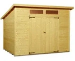 Weka 19 mm Gartenhaus 325 A Gr. 1 (254 x 194 cm)-lasiert - 50 % Rabatt auf