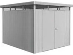 Biohort Ger&auml;tehaus HighLine mit Doppelt&uuml;r-275 x 315 cm (Gr. H 5)-silber-metallic