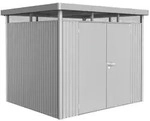 Biohort Ger&auml;tehaus HighLine mit Doppelt&uuml;r-275 x 235 cm (Gr. H 3)-silber-metallic