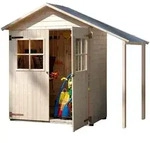 Weka 14 mm Garten- und Terrassenschrank mit Schleppdach-Gartenschrank mit...