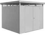 Biohort Ger&auml;tehaus HighLine mit Doppelt&uuml;r-silber-metallic-H 4