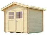 Weka Gartenhaus Premium28 Gr. 2 (250 x 250 cm) - 50 % Rabatt auf Dacheindeckung