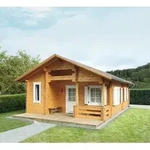 Wolff Finnhaus Gartenhaus Ferienhaus Spessart D 70 mm