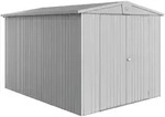 Biohort Ger&auml;tehaus Europa mit Doppelt&uuml;re - 244 x 300 cm (Gr. 6), silber-metallic