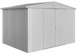 Biohort Ger&auml;tehaus Europa mit Doppelt&uuml;re - 316 x 228 cm (Gr. 5), silber-metallic