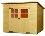 Weka 19 mm Gartenhaus 325 254 x 194 cm - 50 % Rabatt auf Dacheindeckung