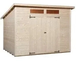 Weka 19 mm Gartenhaus 325 A -299 x 250 cm-lasiert 2 - 50 % Rabatt auf Dacheindeckung