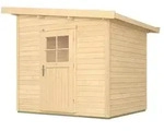 Weka 28 mm Gartenhaus 260 Anbauhaus 240 x 205 cm - 50 % Rabatt auf Dacheindeckung