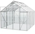 Vitavia Gew&auml;chshaus Uranus 8300 inkl. 4 Dachfenstern - 8,3 m2 -Alu-blank eloxiert-3