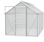 Vitavia Gew&auml;chshaus Calypso 5800 inkl. 2 Dachfenstern - 5,8 m2 -Alu-blank eloxiert-4
