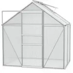 Vitavia Gew&auml;chshaus Venus 2500 inkl. 1 Dachfenster - 2,5 m2 -alu-natur-6 mm