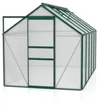 Vitavia Gew&auml;chshaus Venus 6200 inkl. 2 Dachfenstern - 6,2 m2 -dunkelgr&uuml;n-6 mm