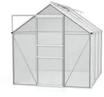 Vitavia Gew&auml;chshaus Calypso 4400 inkl. 1 Dachfenster - 4,4 m2 -Alu-blank eloxiert-4