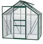 Vitavia Gew&auml;chshaus Venus 2500 inkl. 1 Dachfenster - 2,5 m2 -dunkelgr&uuml;n-3 mm